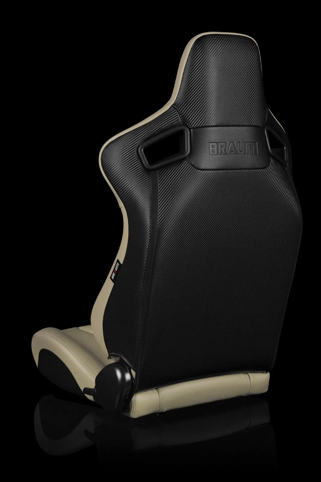 Braum Elite Series Sport Seats - Beige Leatherette (PAIR)