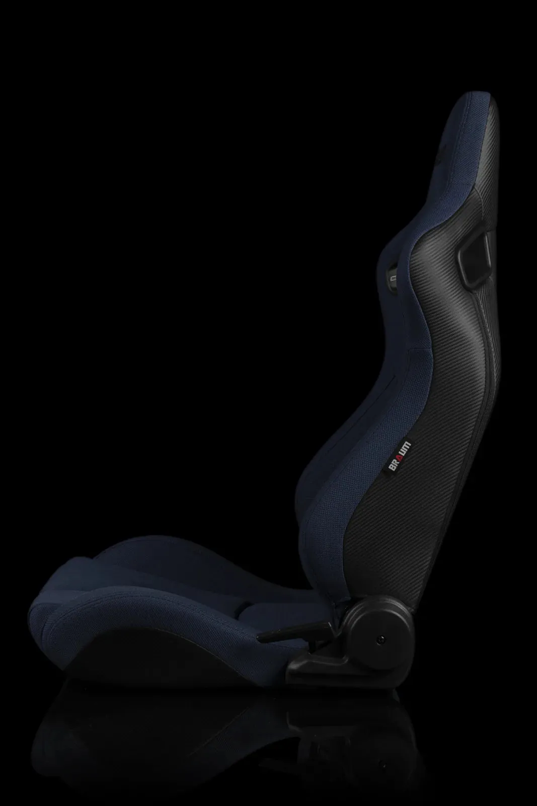 Braum Elite Series Sport Seats - Blue Cloth / Black Stitching (PAIR)