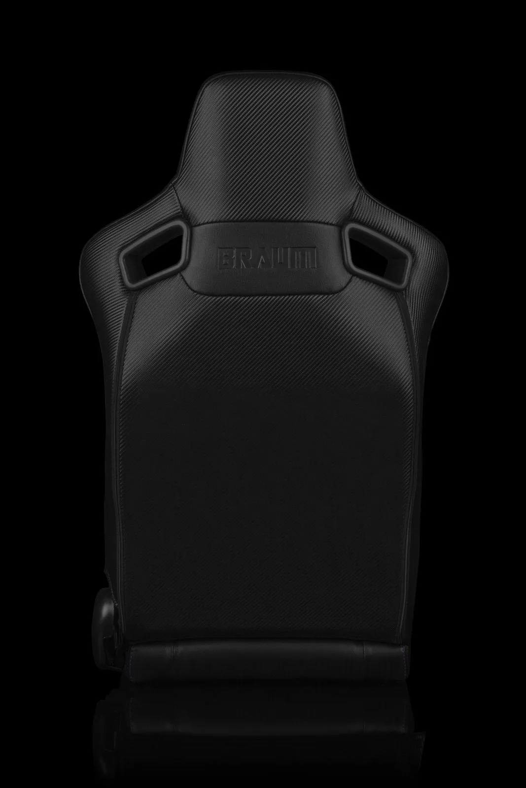 Braum Elite-X Series Sport Seats - Black Leatherette / Purple Stitching (PAIR)