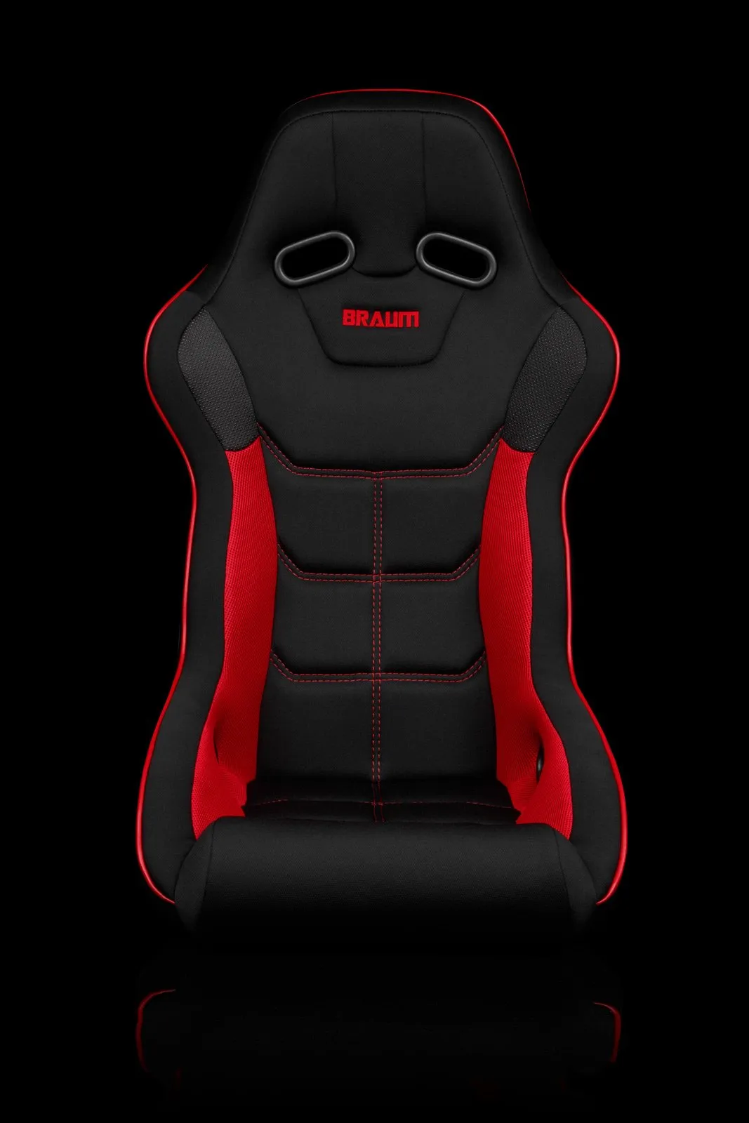 Braum Falcon X Series FIA Approved Fixed Back Racing Seat / Black & Red