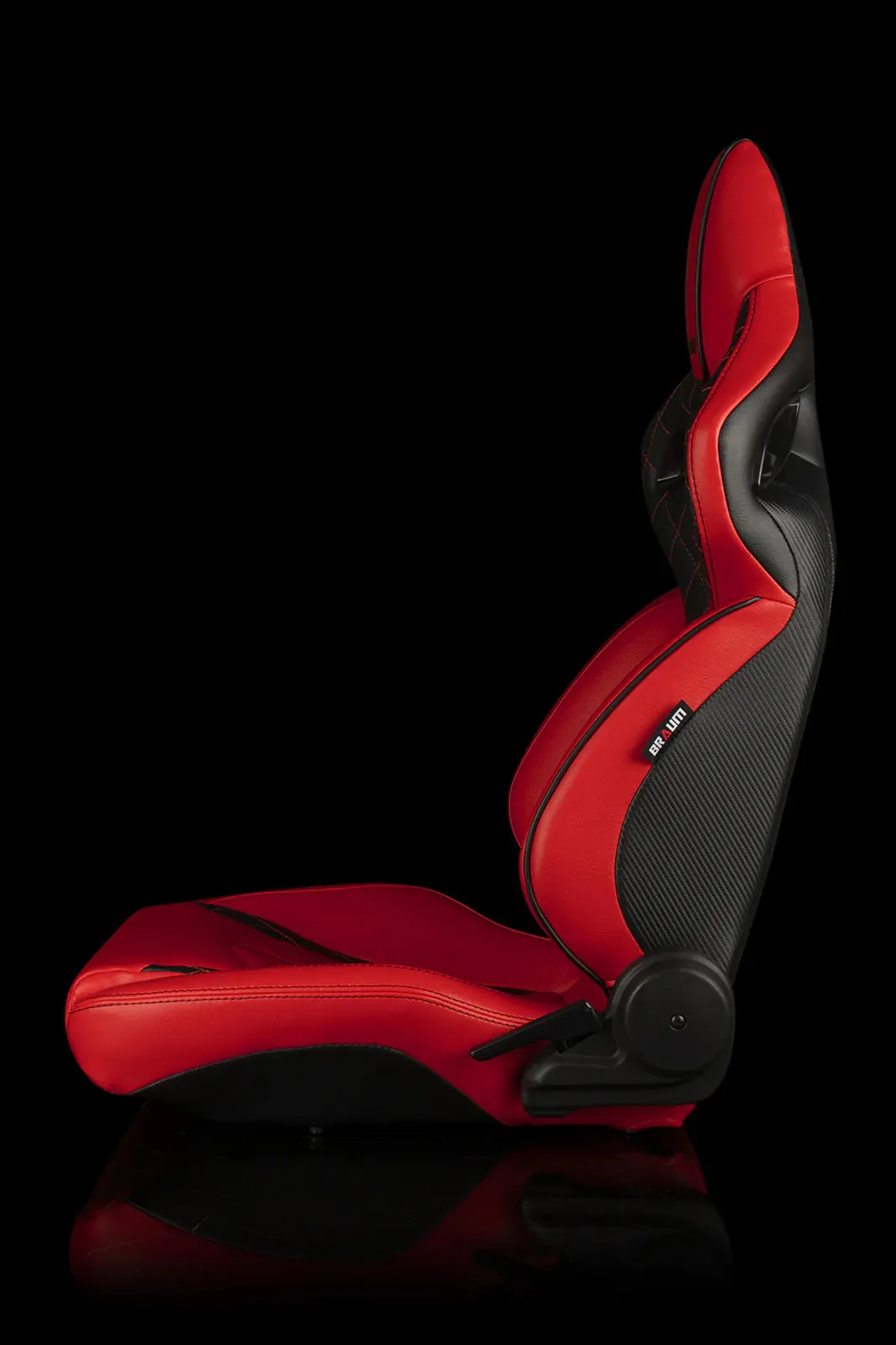 Braum Racing Seats Orue Series - Red Diamond (Red Stitching)