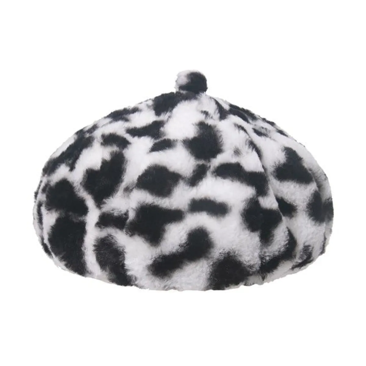 Bucket Hats Winter Soft Warm Adjustable Multicolour Rainbow Faux Fur Letter Pattern