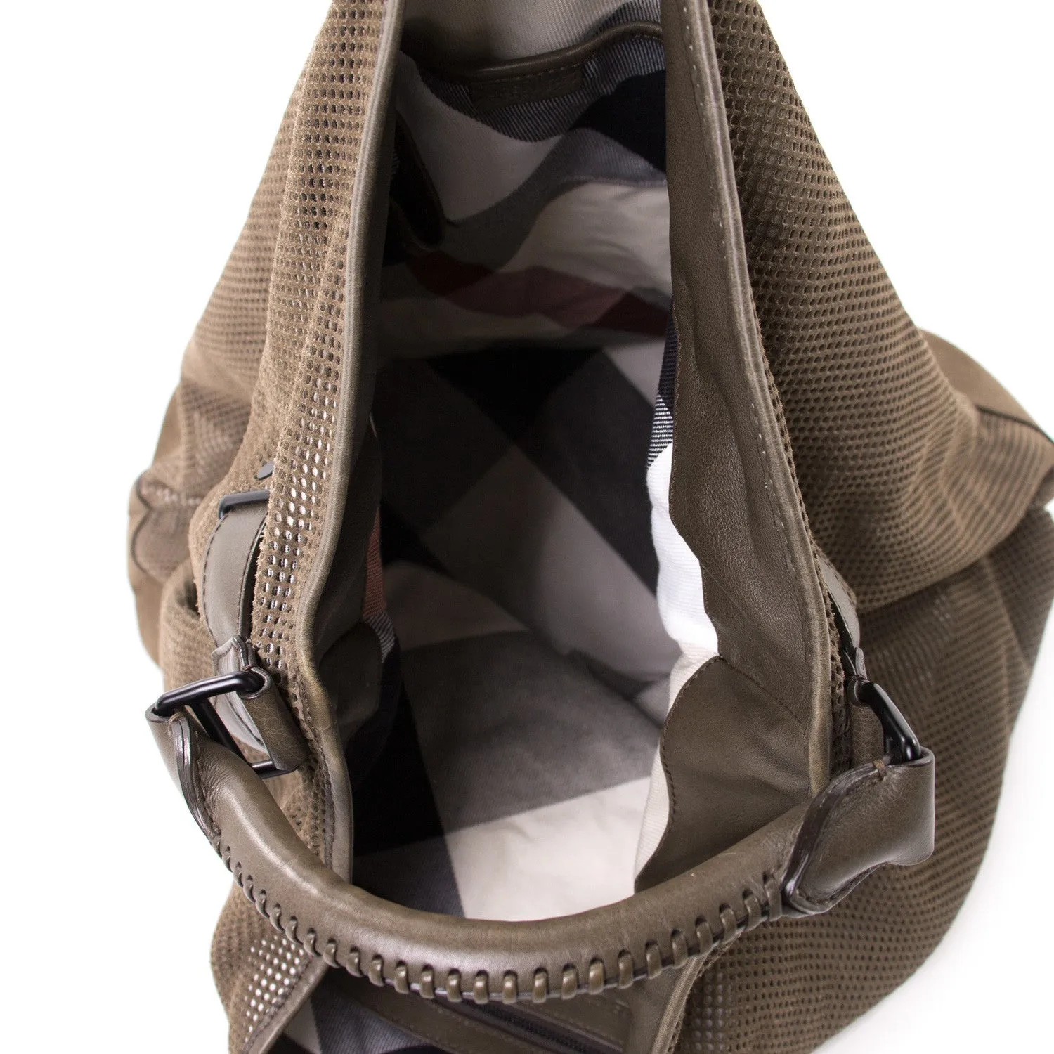 Burberry Perforated Oversized Hobo