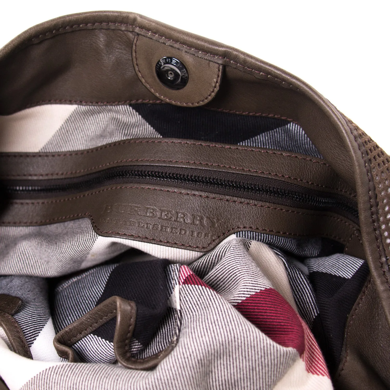 Burberry Perforated Oversized Hobo