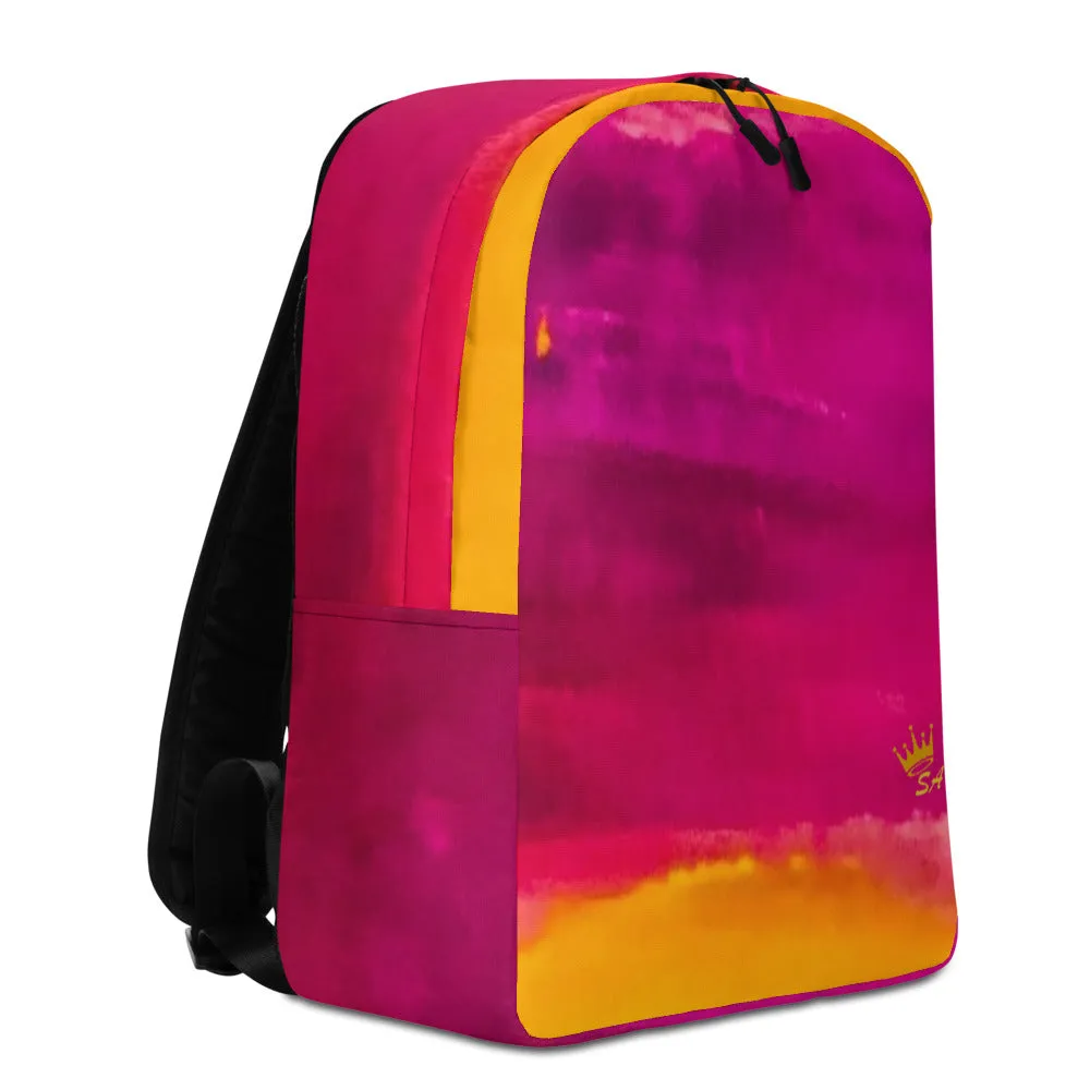 Burst of Pink Minimalist Backpack