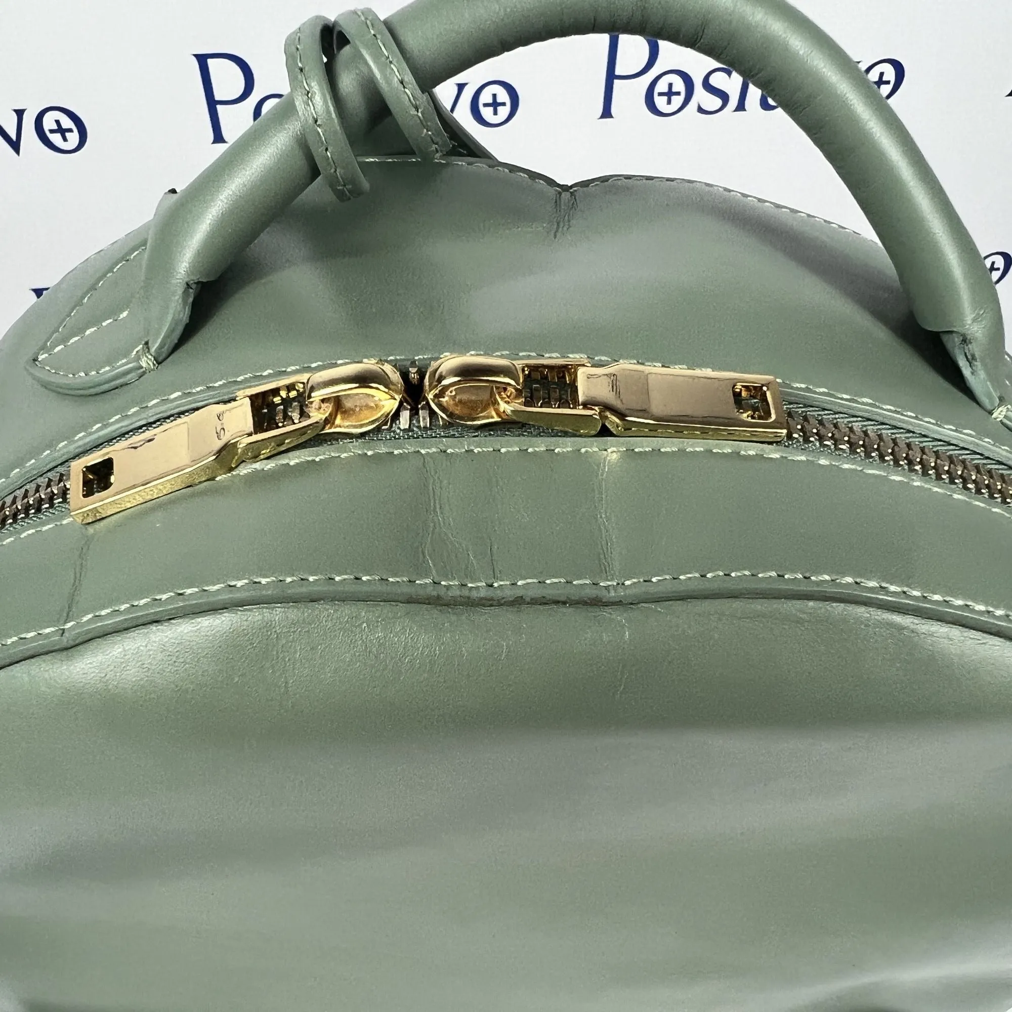 Buscemi PHD Olive Leather Backpack Bag