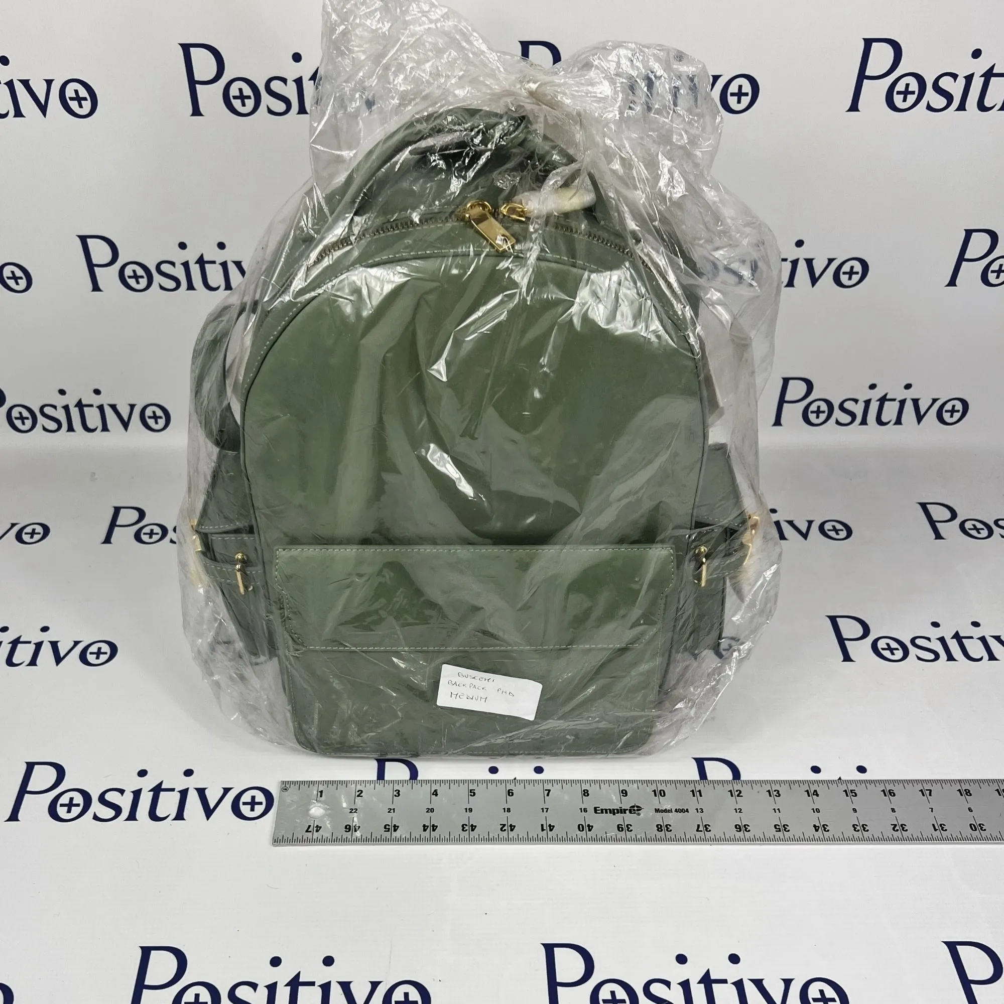 Buscemi PHD Olive Leather Backpack Bag