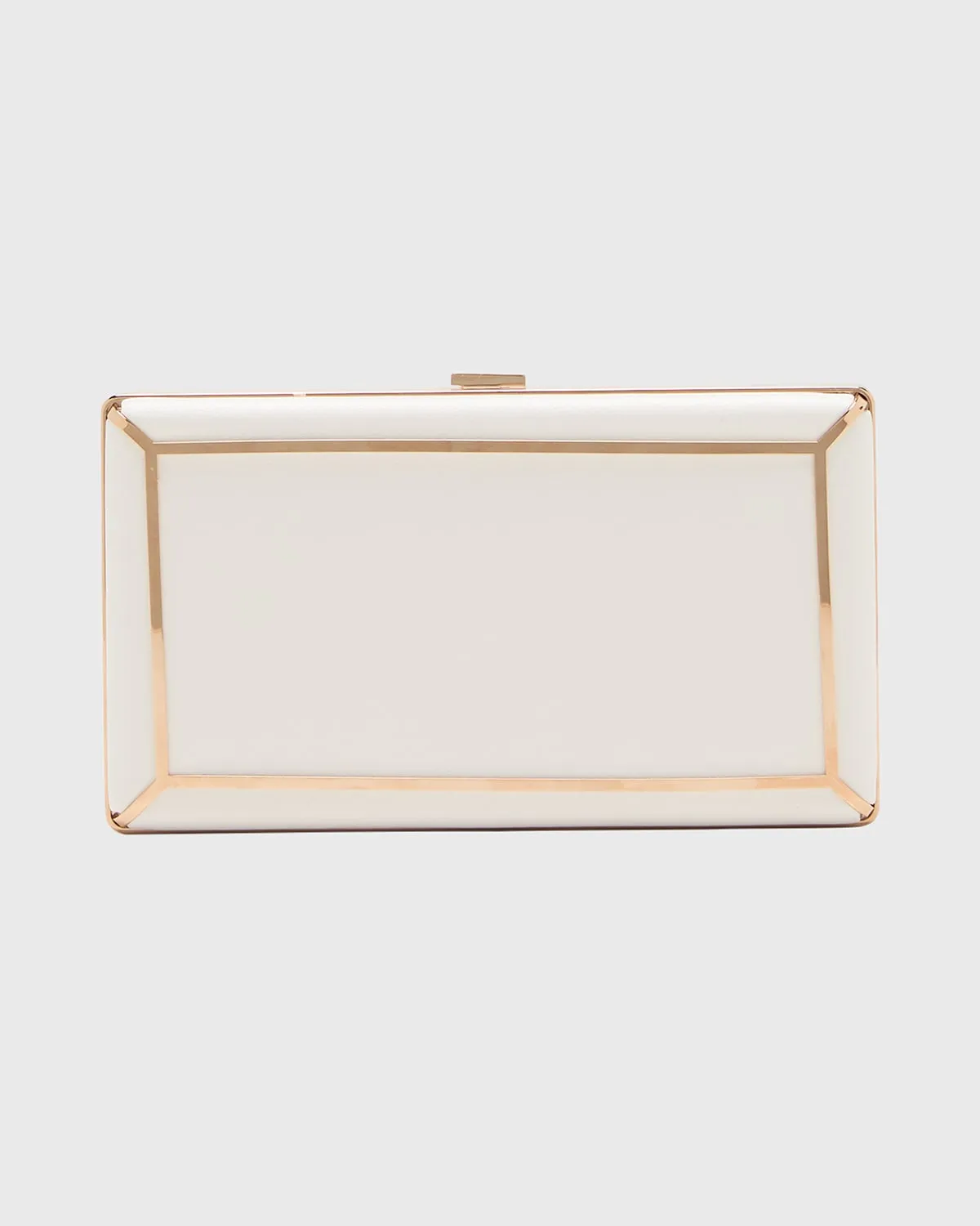 Callas Printed Leather Clutch Bag