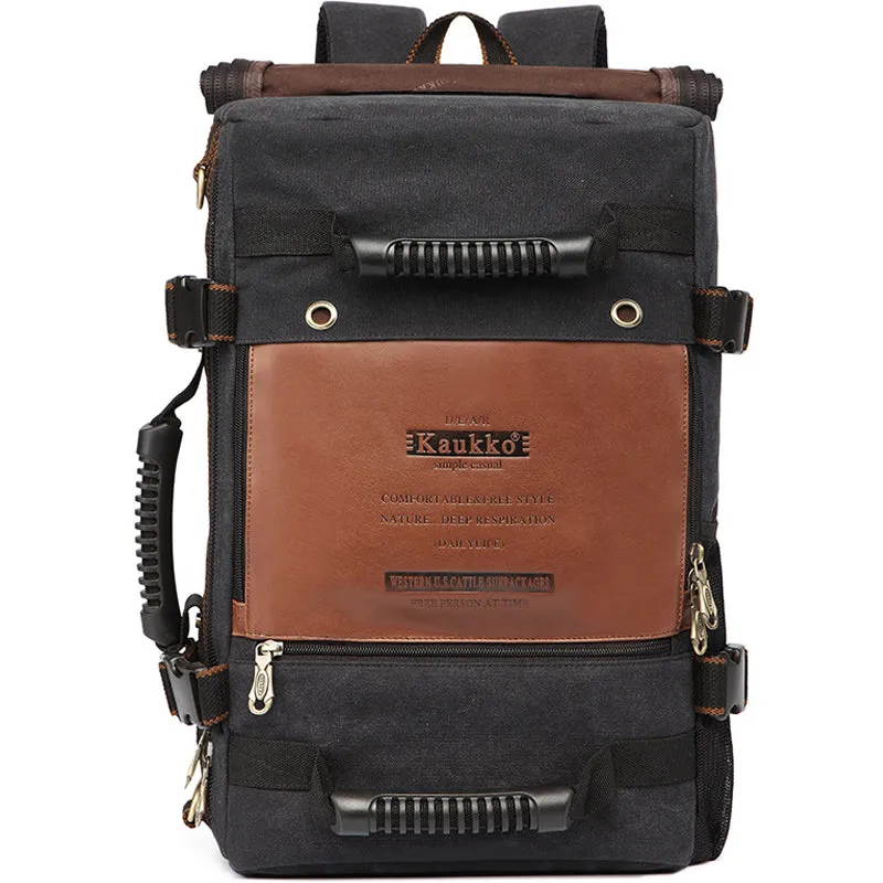 Canvas Backpack Luggage Computer Ruckpack Versatile Bags