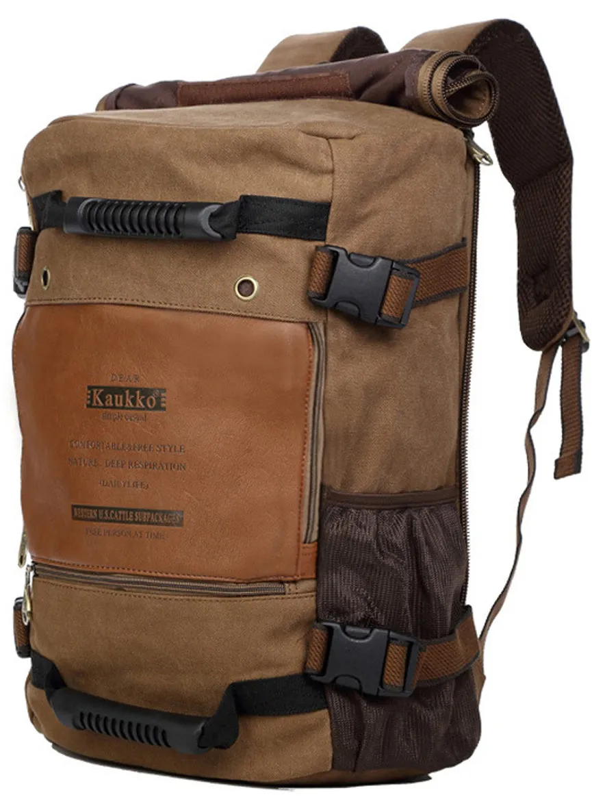 Canvas Backpack Luggage Computer Ruckpack Versatile Bags