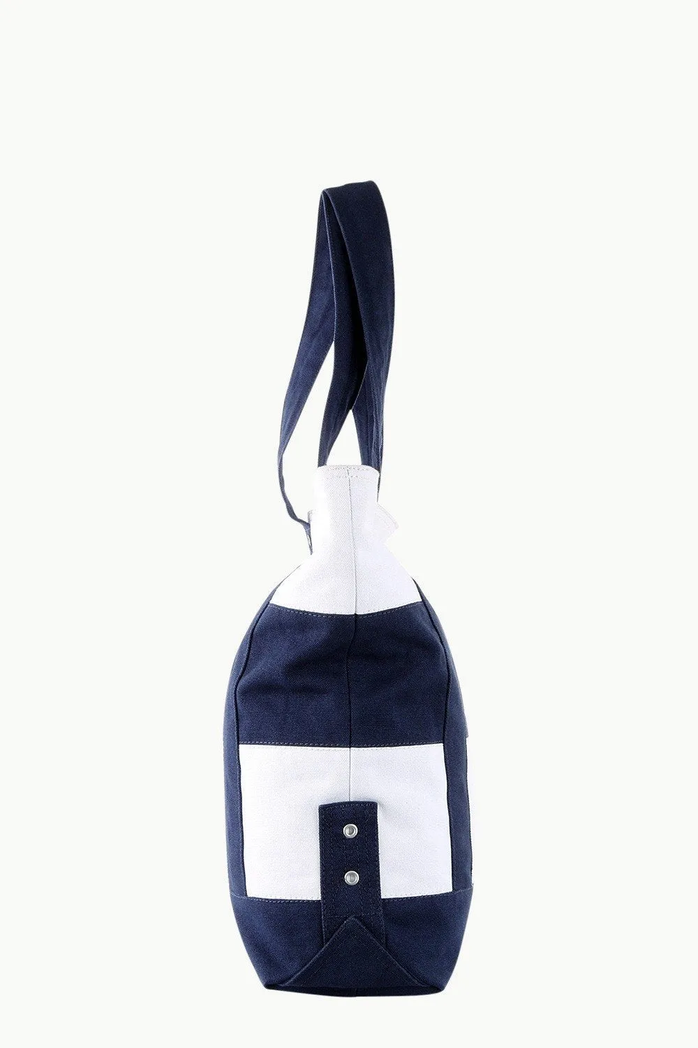 Canvas Colorblock Beach Tote Bag