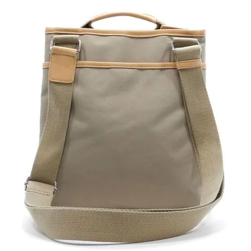 Canvas Cross-body L Messenger Bag form Khaki I Pad tablet taupe pockets