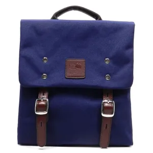 Canvas Cross-body Messenger Bag Blanc navy blue form pocket I Pad tablet