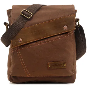 Canvas Messenger Crossbody Bag Business Shoulder Bag