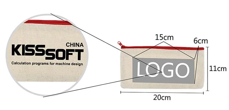 Canvas Pencil Case 20*11cm