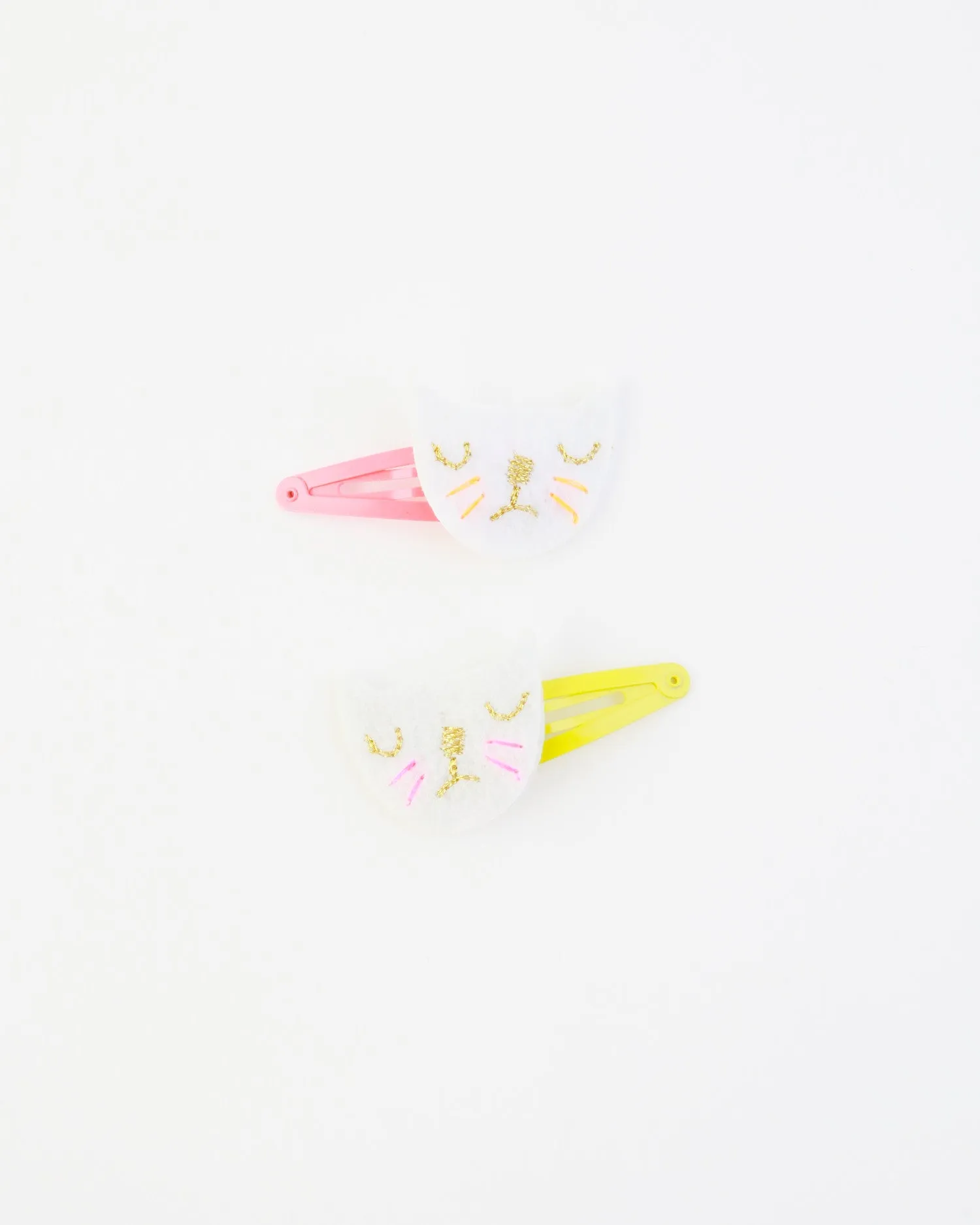 Cat Felt Hair Clips