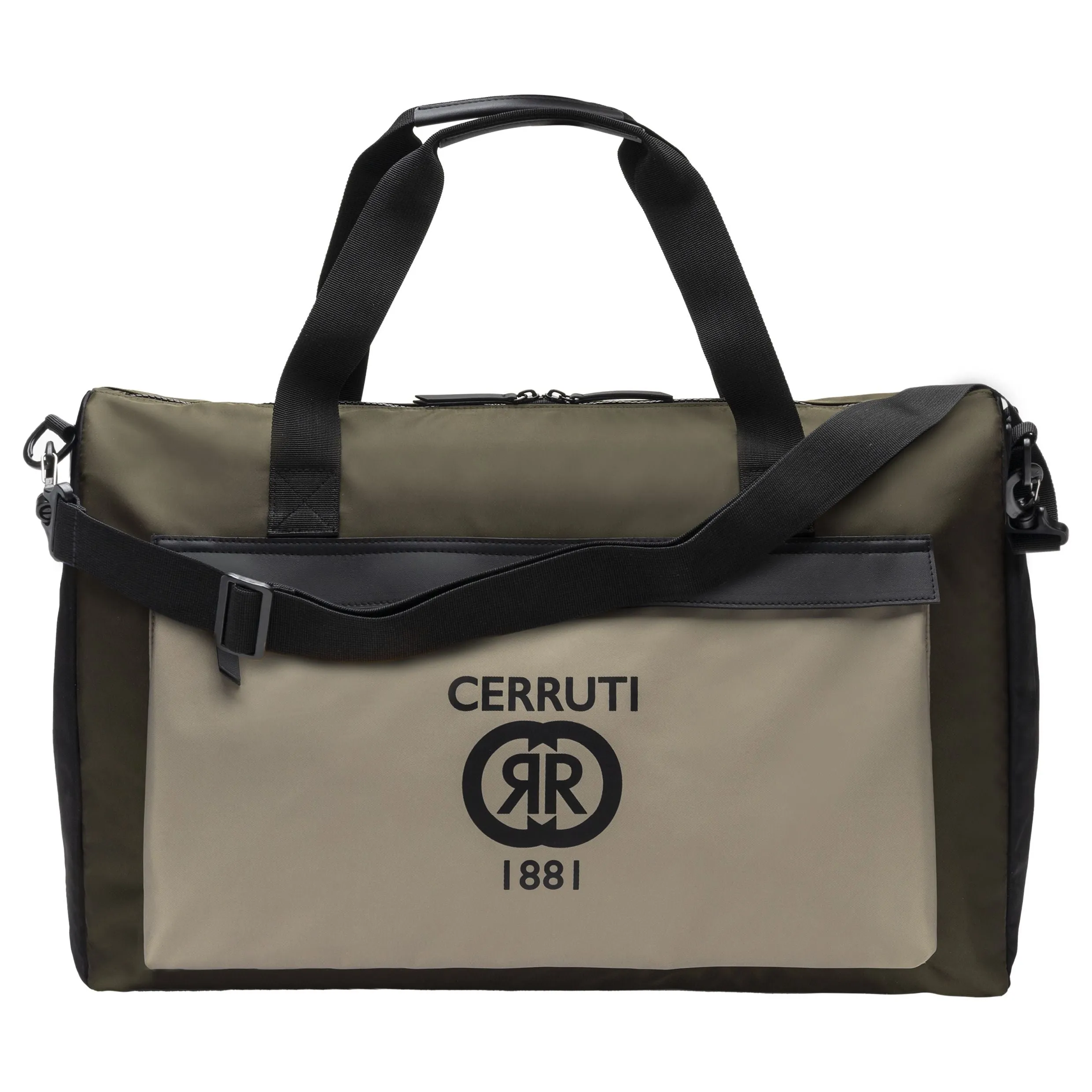 Cerruti 1881 NTB327X-Travel bag Brick Beige Khaki Black