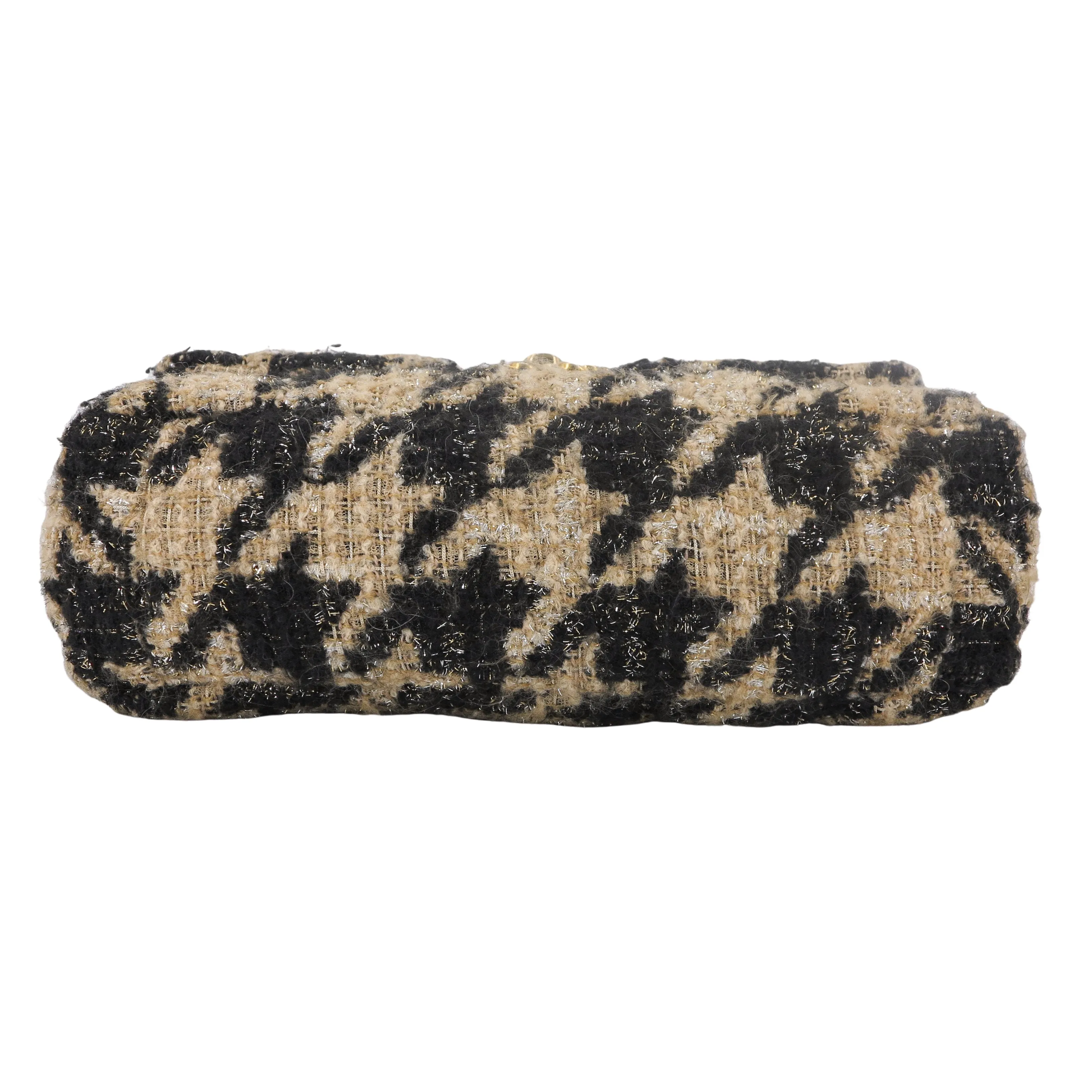 CHANEL 19 Small Flap Bag in 19K Beige Houndstooth Tweed