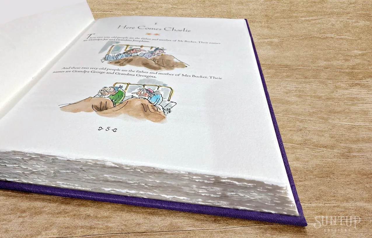 Charlie and the Chocolate Factory by Roald Dahl - Lettered Edition
