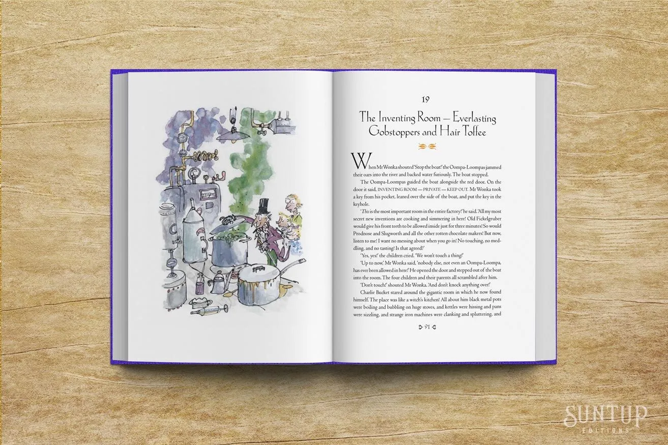Charlie and the Chocolate Factory by Roald Dahl - Lettered Edition