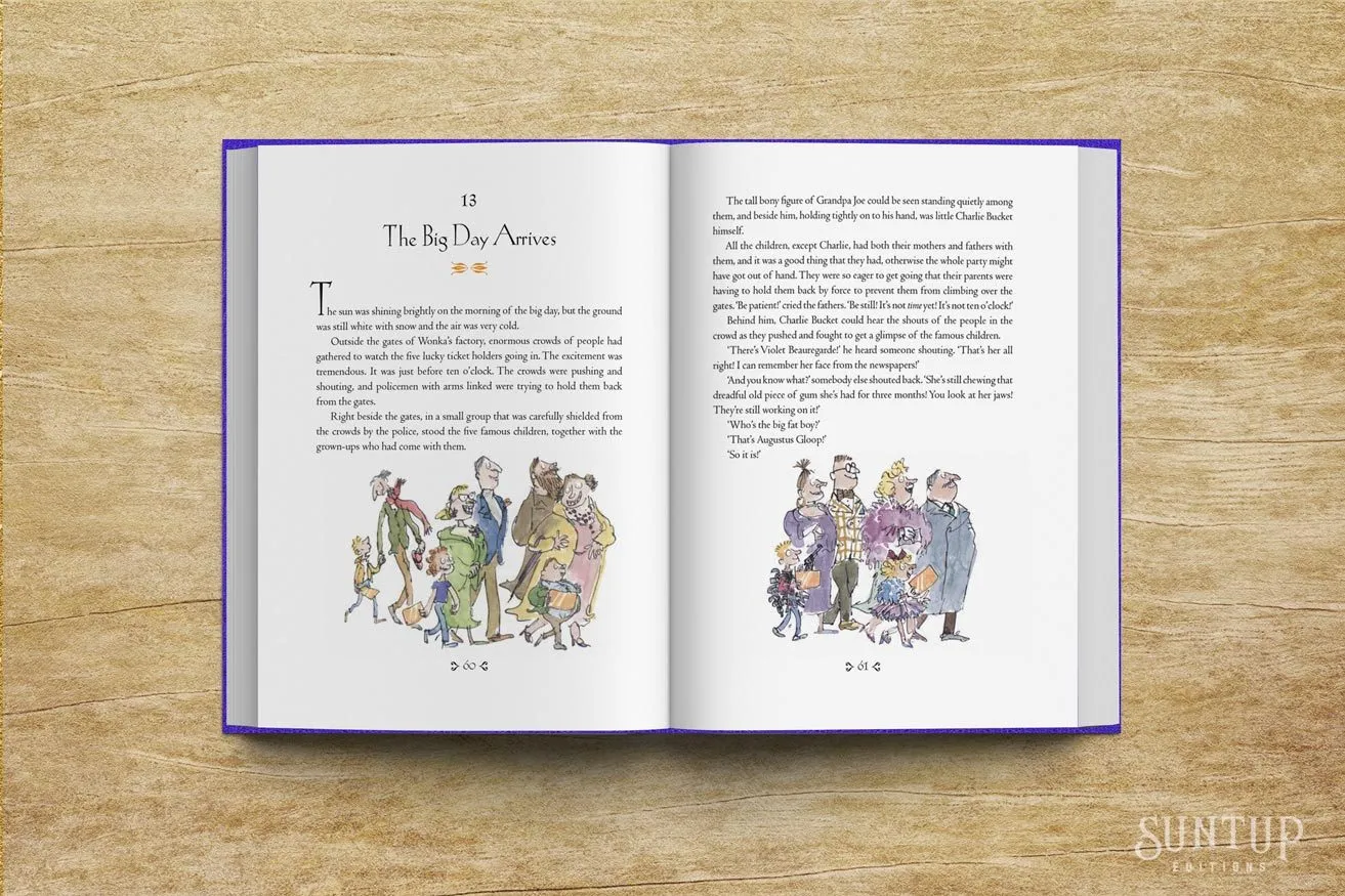 Charlie and the Chocolate Factory by Roald Dahl - Lettered Edition