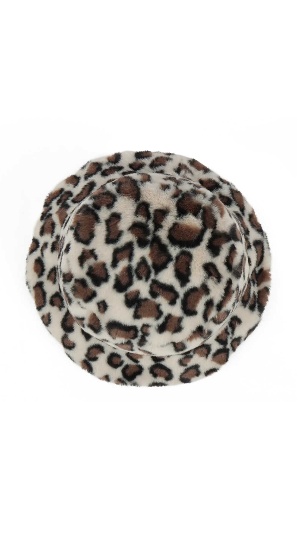 CHEETAH FUR BUCKET TAN