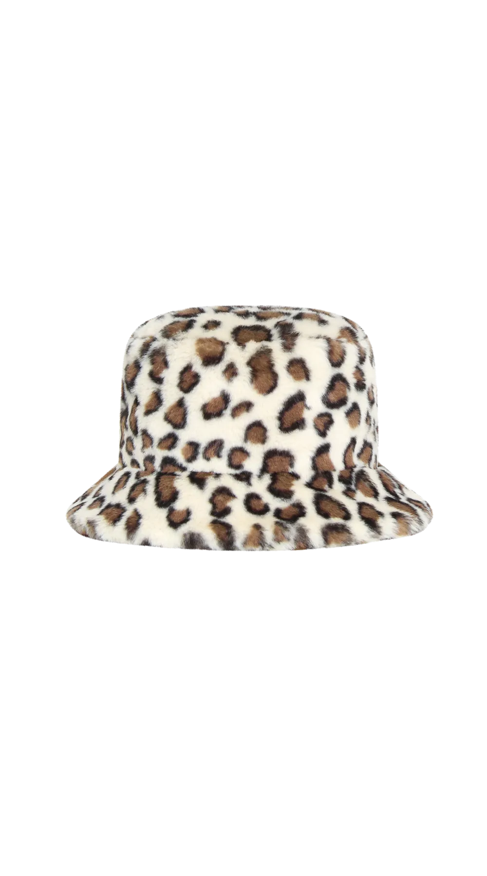 CHEETAH FUR BUCKET TAN