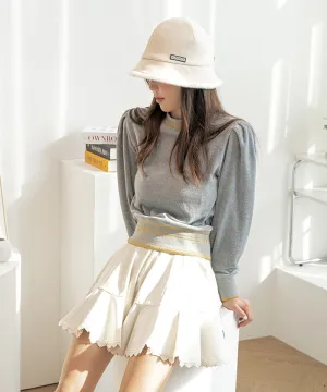 CHUCUCHU Suede Bucket Hat - Beige