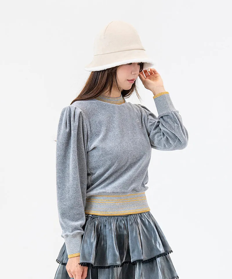 CHUCUCHU Suede Bucket Hat - Beige