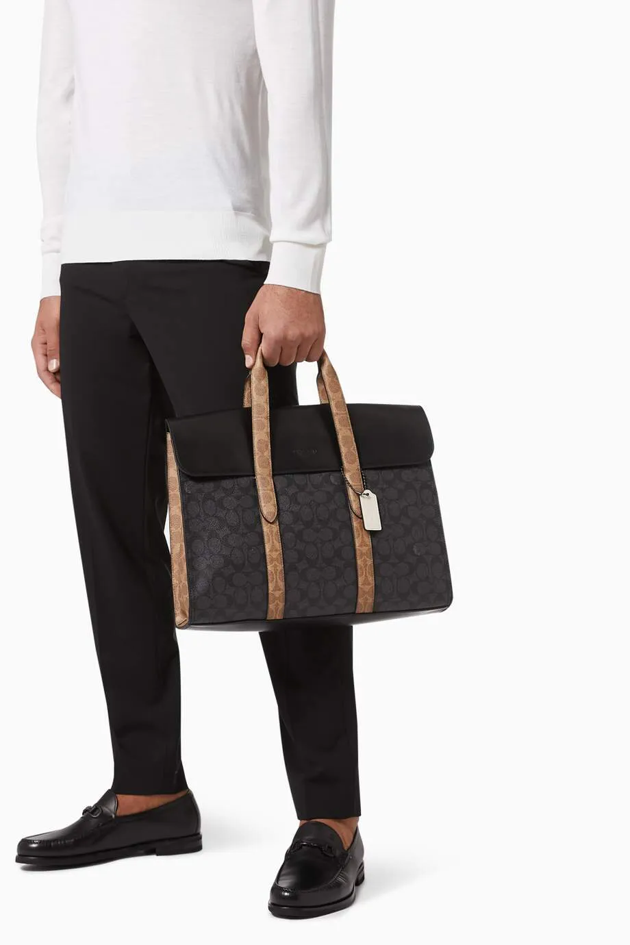Coach Metropolitan Portfolio in Colourblock Signature Canvas