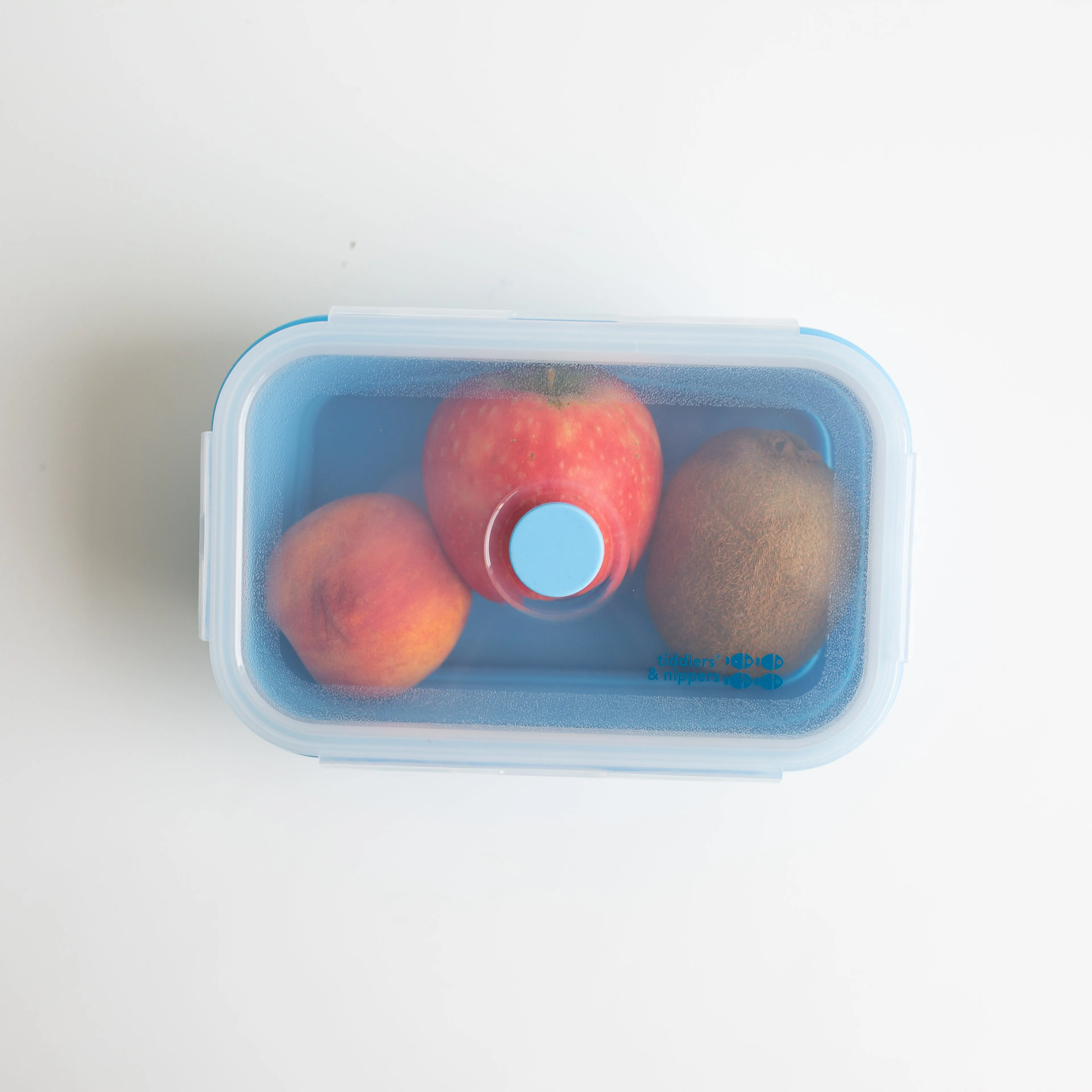 Collapsible Snack Box | Food Grade Silicone & PP | Leak-Proof & BPA-Free | Microwave, Freezer & Dishwasher Safe (Except lid)