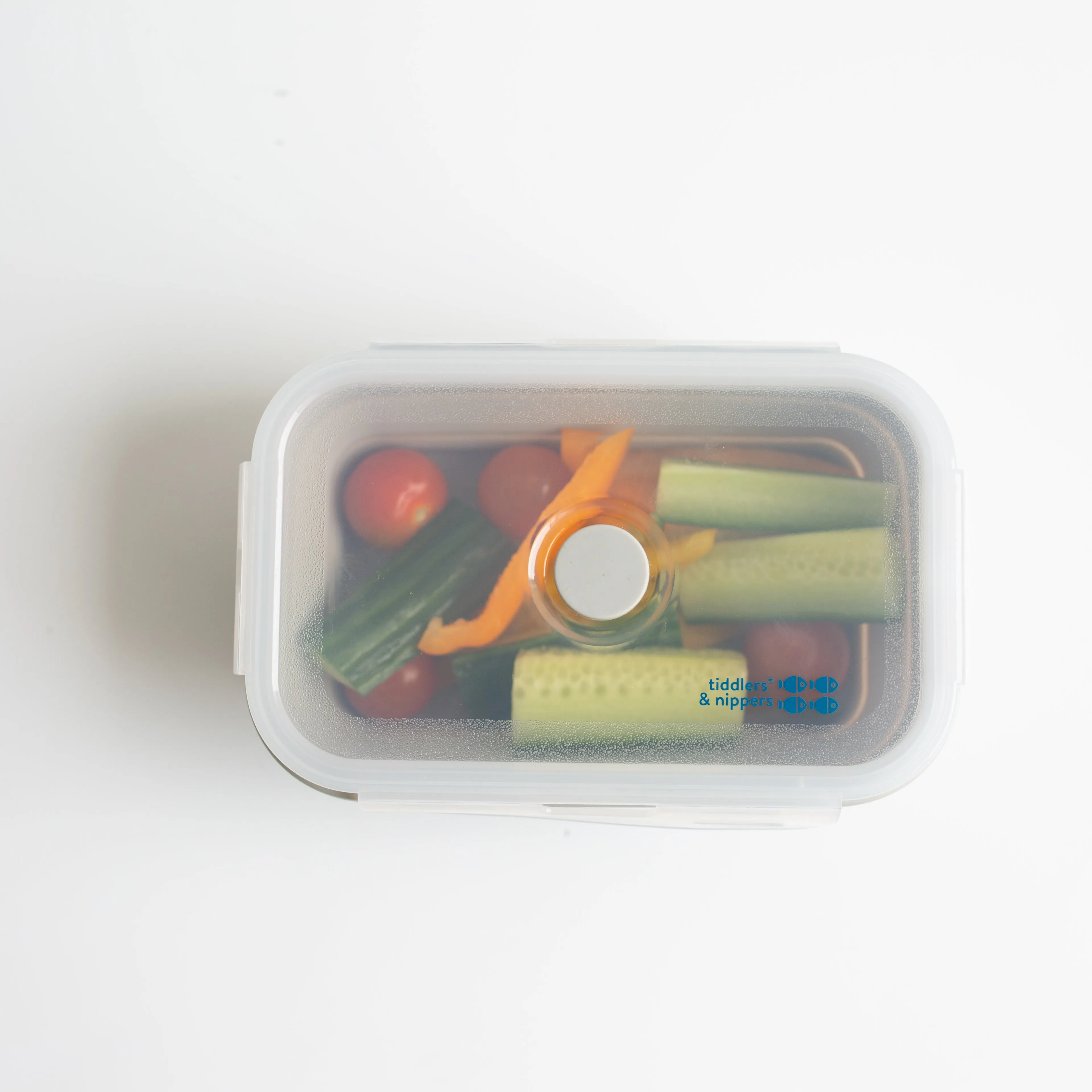 Collapsible Snack Box | Food Grade Silicone & PP | Leak-Proof & BPA-Free | Microwave, Freezer & Dishwasher Safe (Except lid)