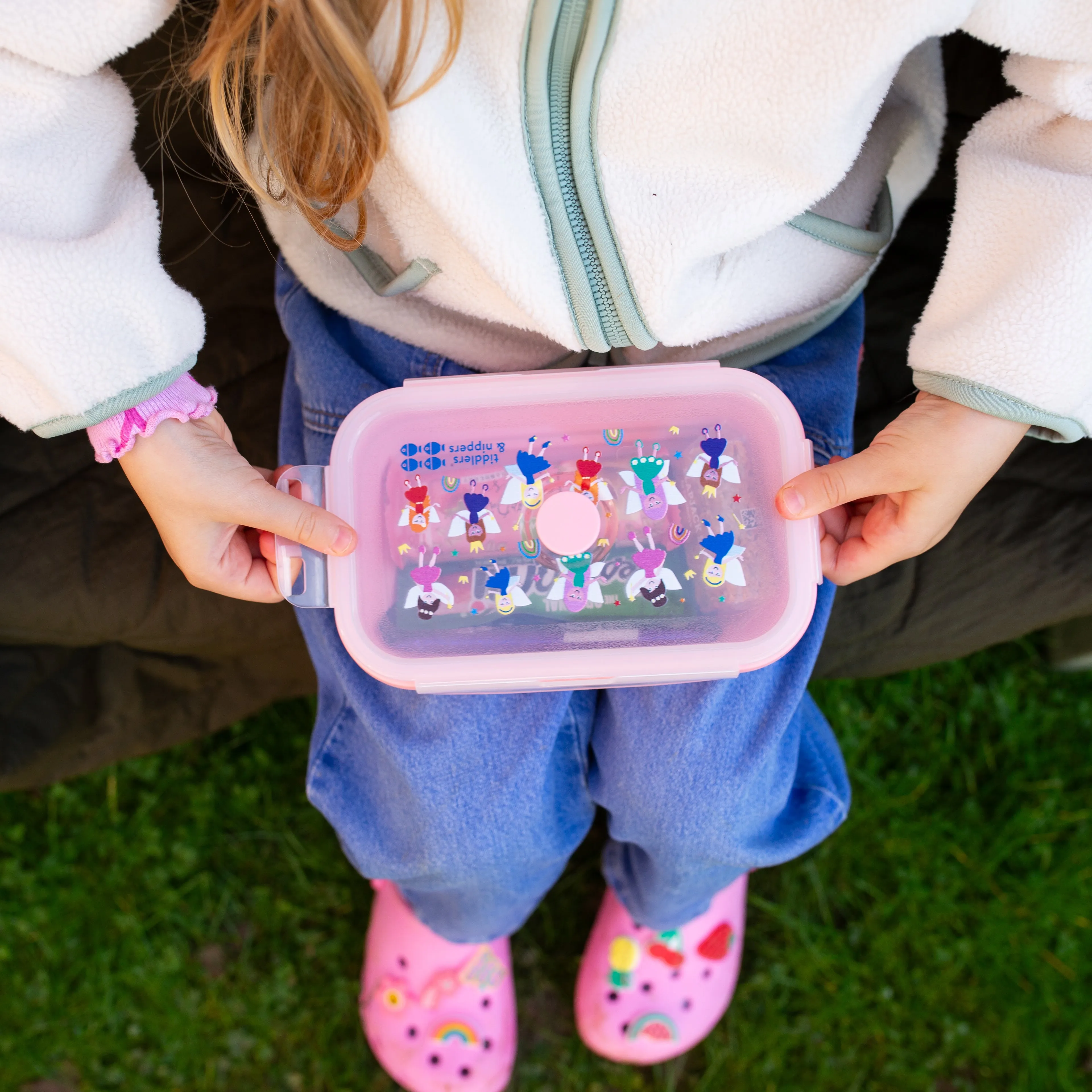 Collapsible Snack Box | Food Grade Silicone & PP | Leak-Proof & BPA-Free | Microwave, Freezer & Dishwasher Safe (Except lid)