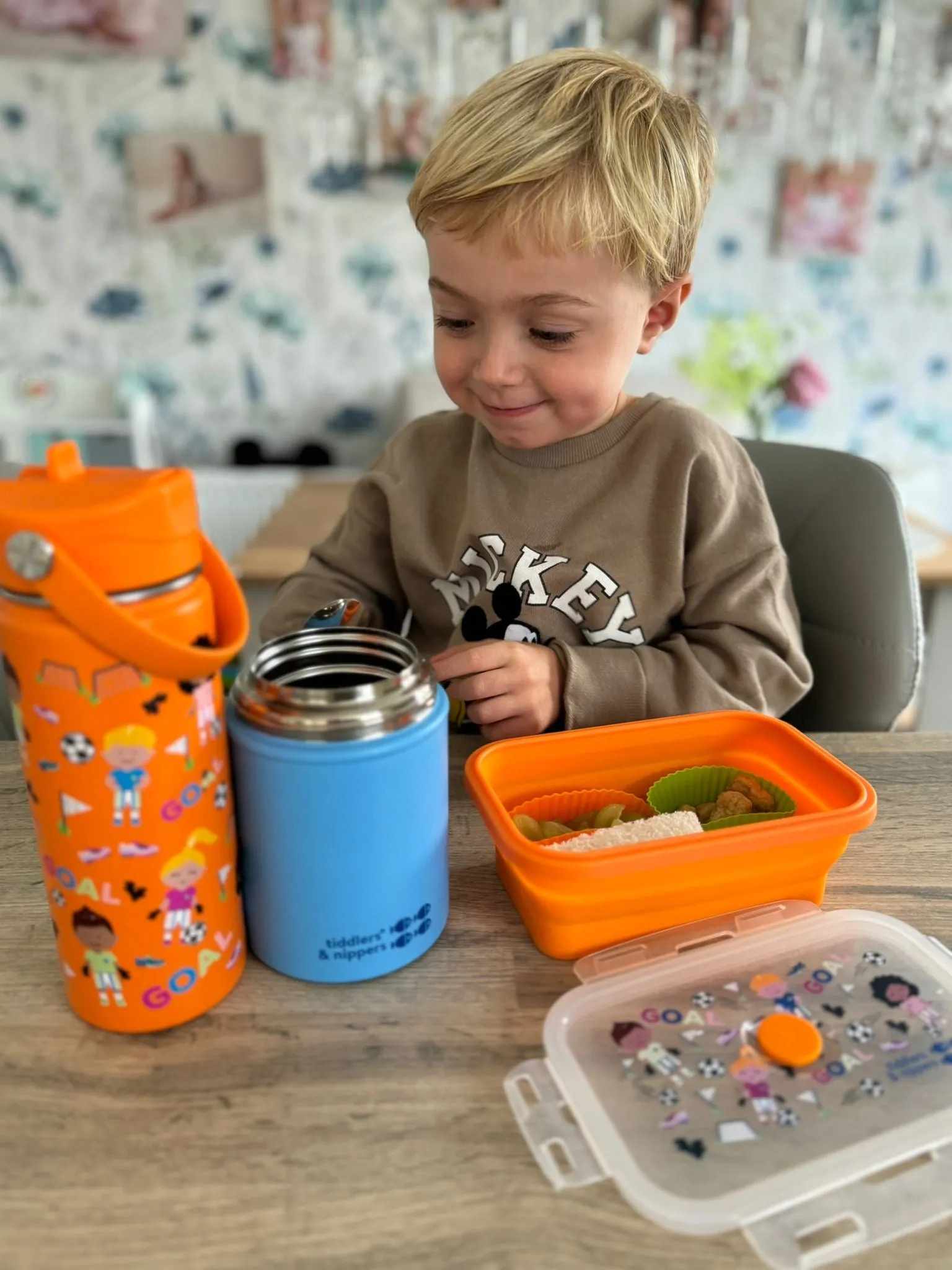 Collapsible Snack Box | Food Grade Silicone & PP | Leak-Proof & BPA-Free | Microwave, Freezer & Dishwasher Safe (Except lid)