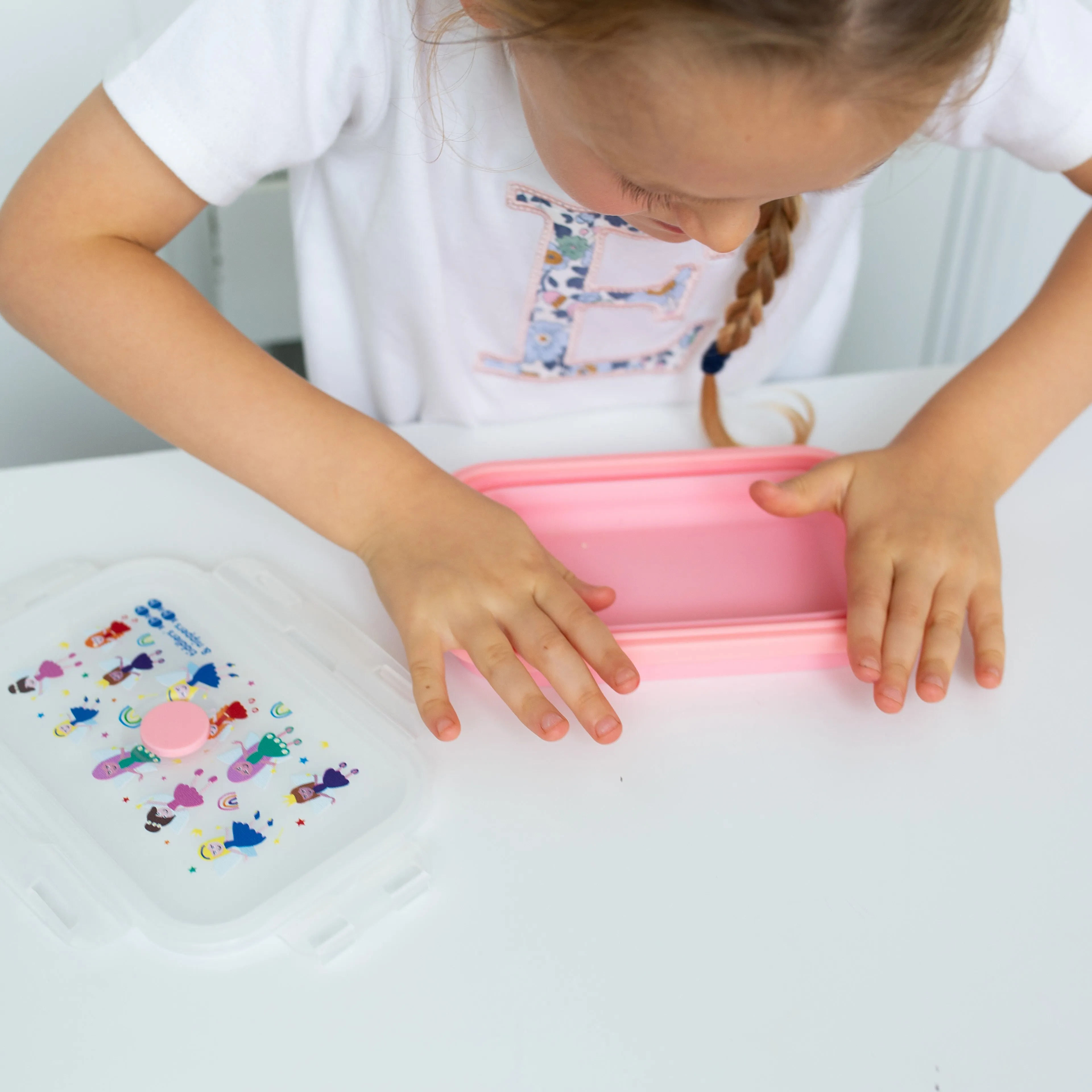 Collapsible Snack Box | Food Grade Silicone & PP | Leak-Proof & BPA-Free | Microwave, Freezer & Dishwasher Safe (Except lid)