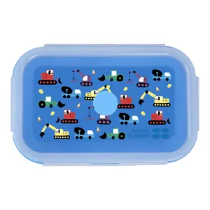 Collapsible Snack Box | Food Grade Silicone & PP | Leak-Proof & BPA-Free | Microwave, Freezer & Dishwasher Safe (Except lid)