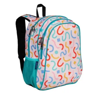 Confetti Peach 15 Inch Backpack