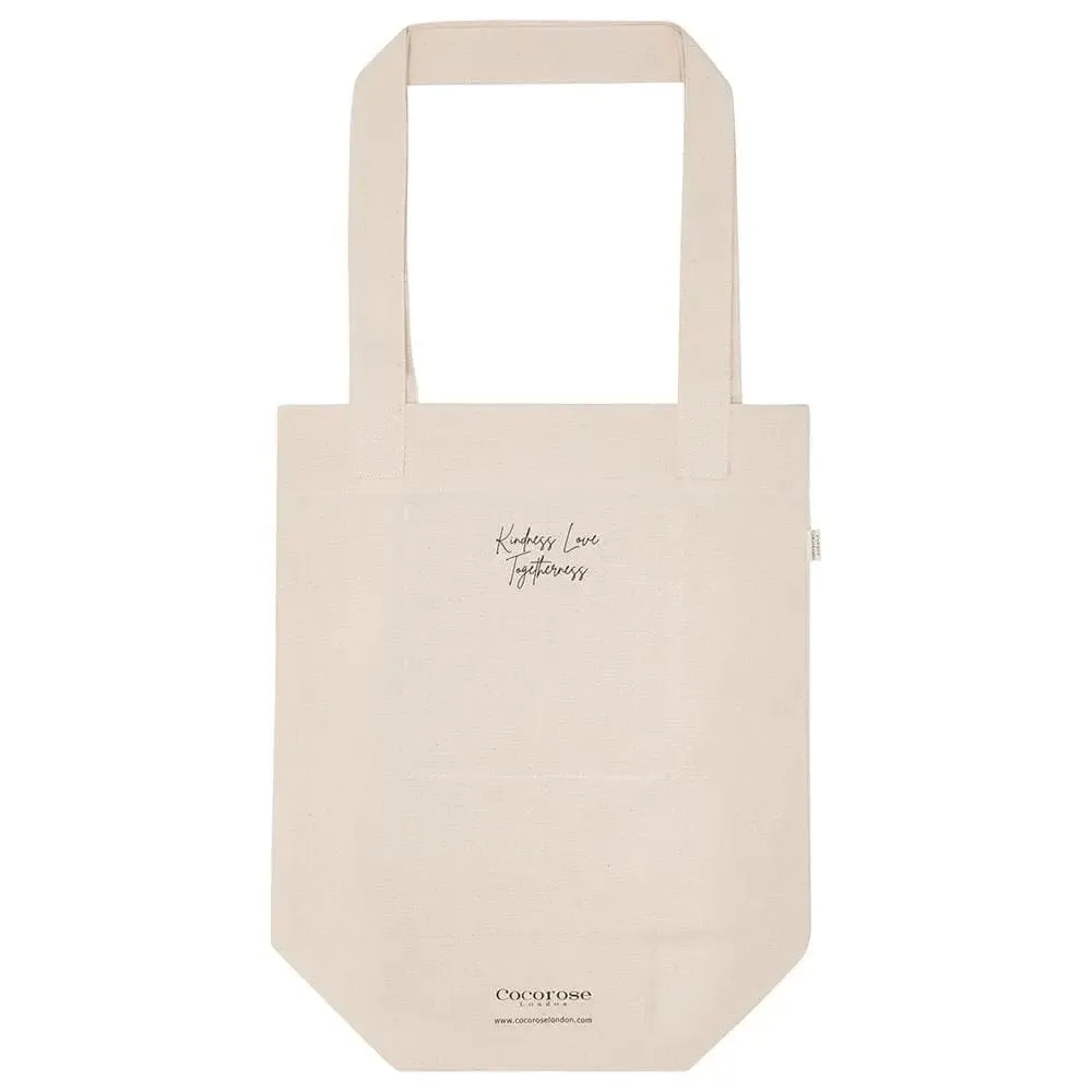 Cotton Canvas Shopping Tote Bag - Bumble Bee