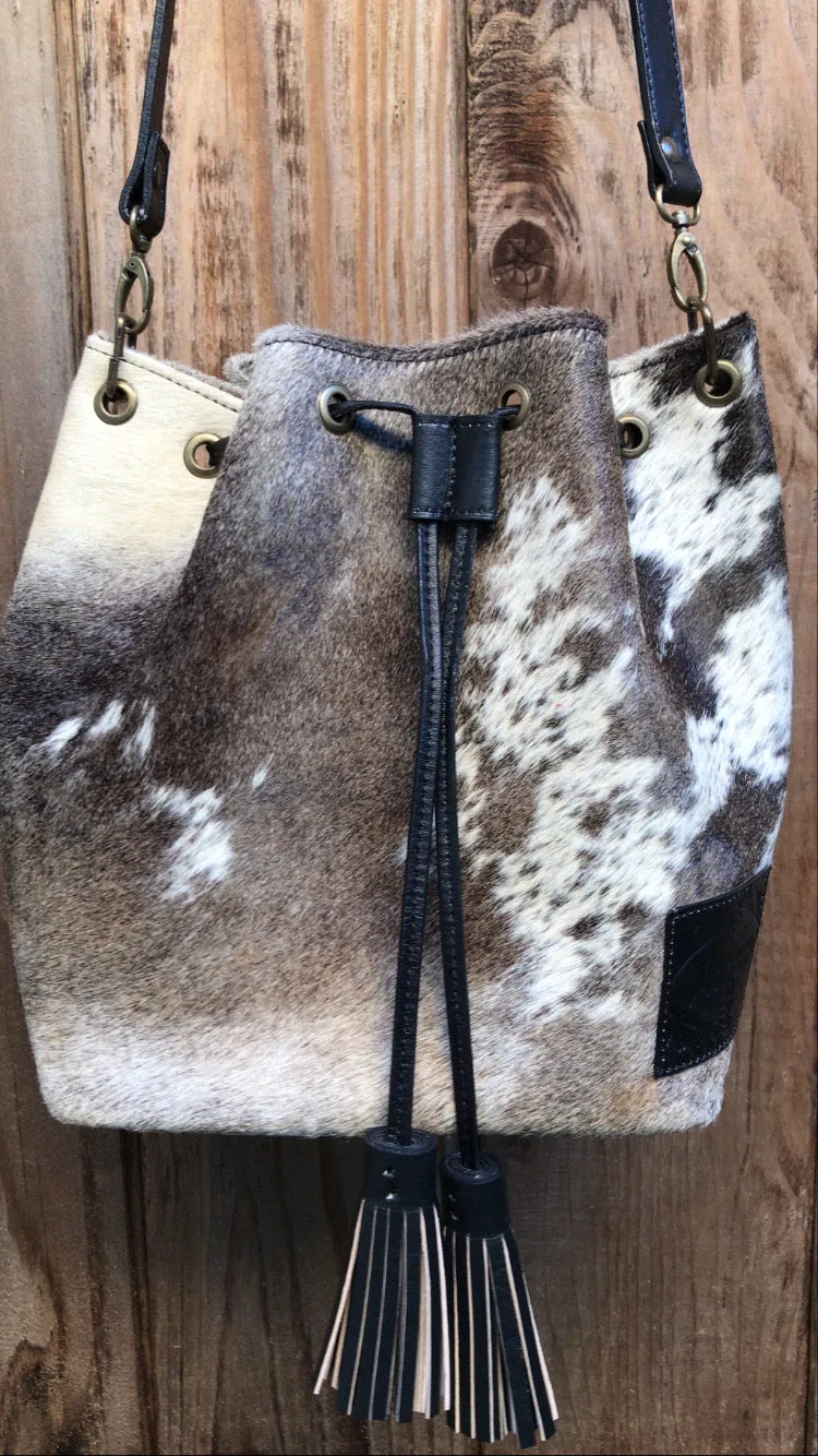 Cowhide Bucket Bag