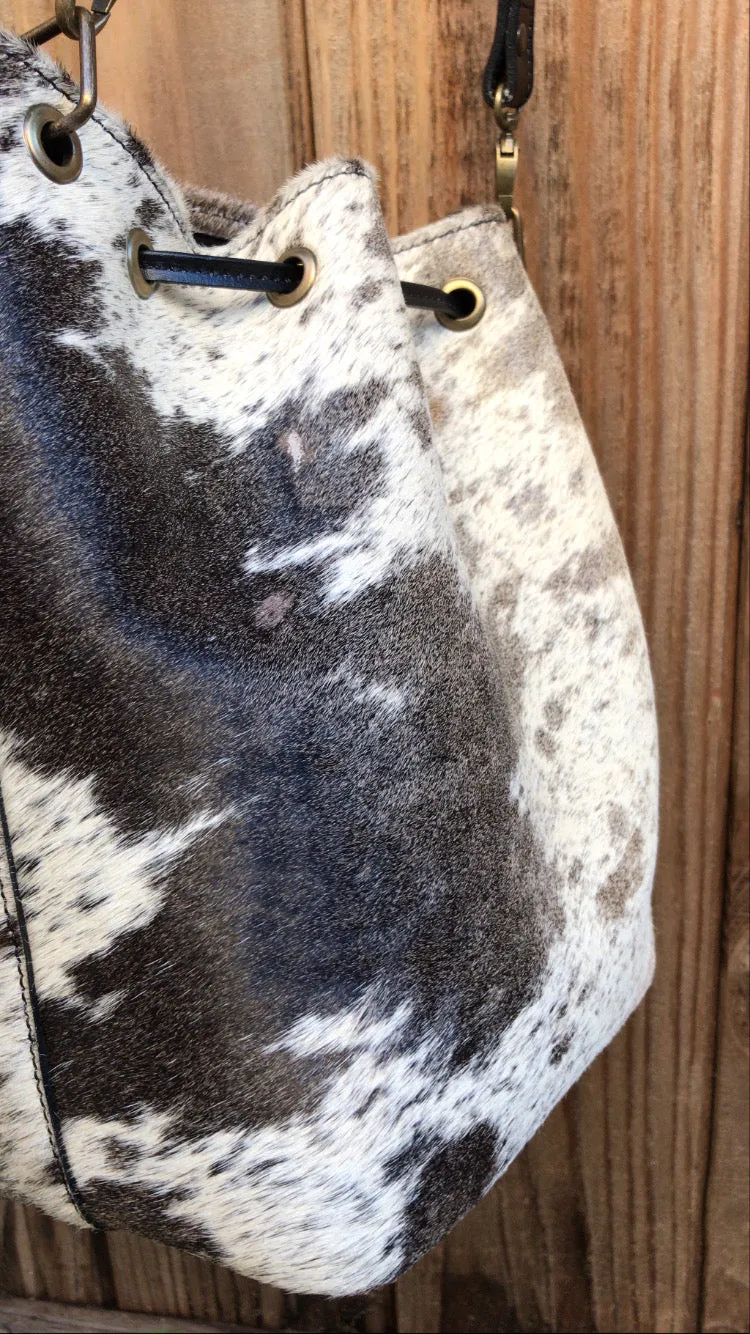 Cowhide Bucket Bag