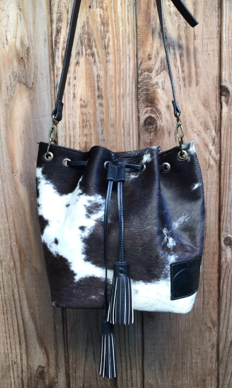 Cowhide Bucket Bag