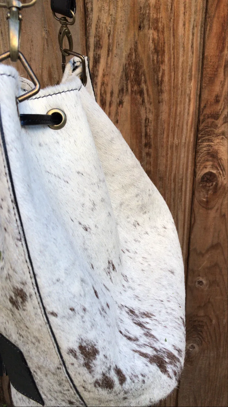 Cowhide Bucket Bag
