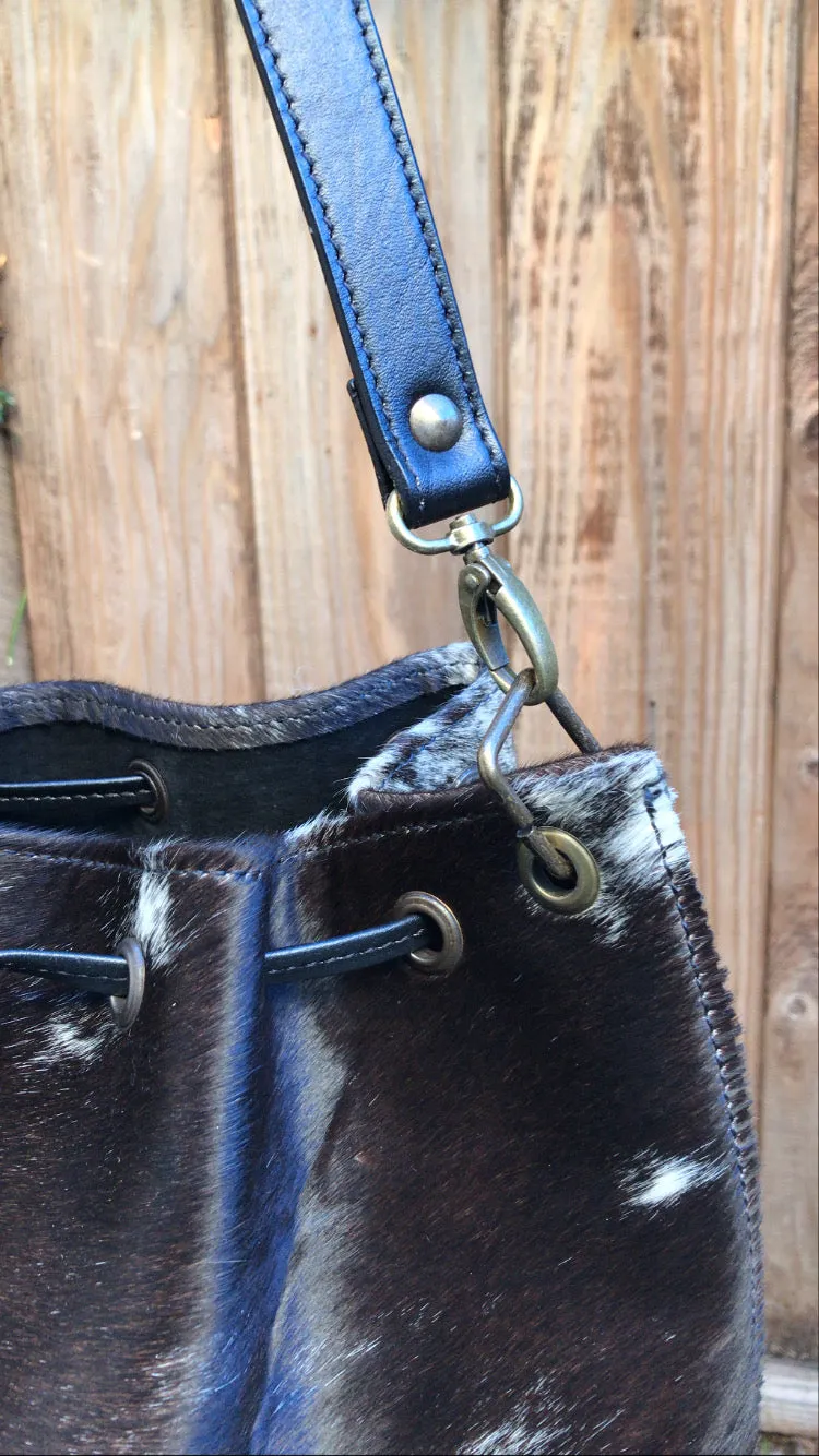 Cowhide Bucket Bag