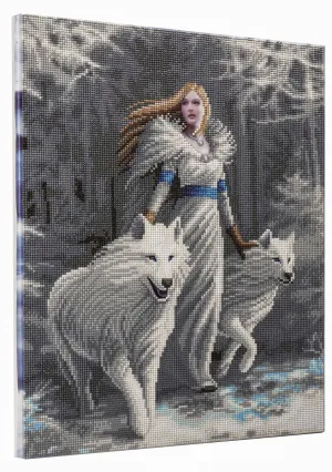Craft Buddy Crystal Art Kit  Winter Guardians 40 x 50cm Pre-Framed 5D Art Kit