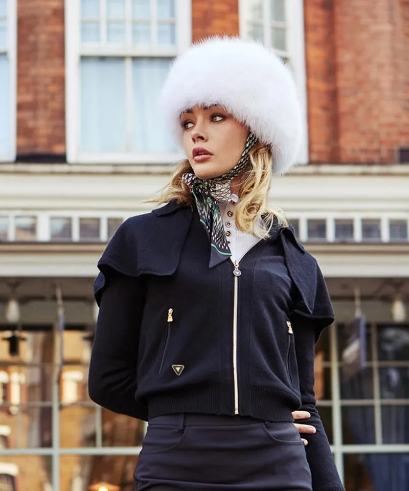 CREVE NINE: Russia Shapka Hat - Ivory