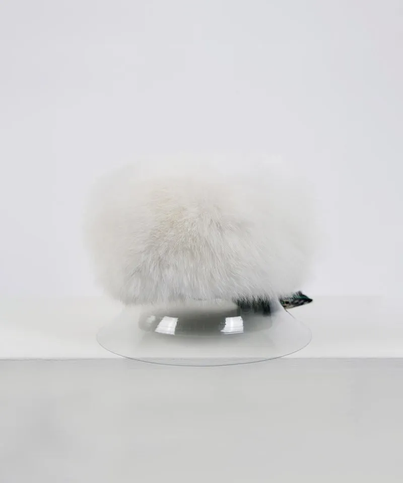 CREVE NINE: Russia Shapka Hat - Ivory