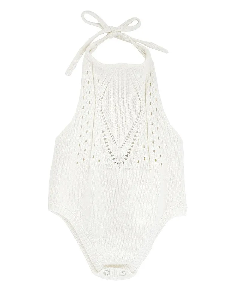 CROCHET HALTER ROMPER