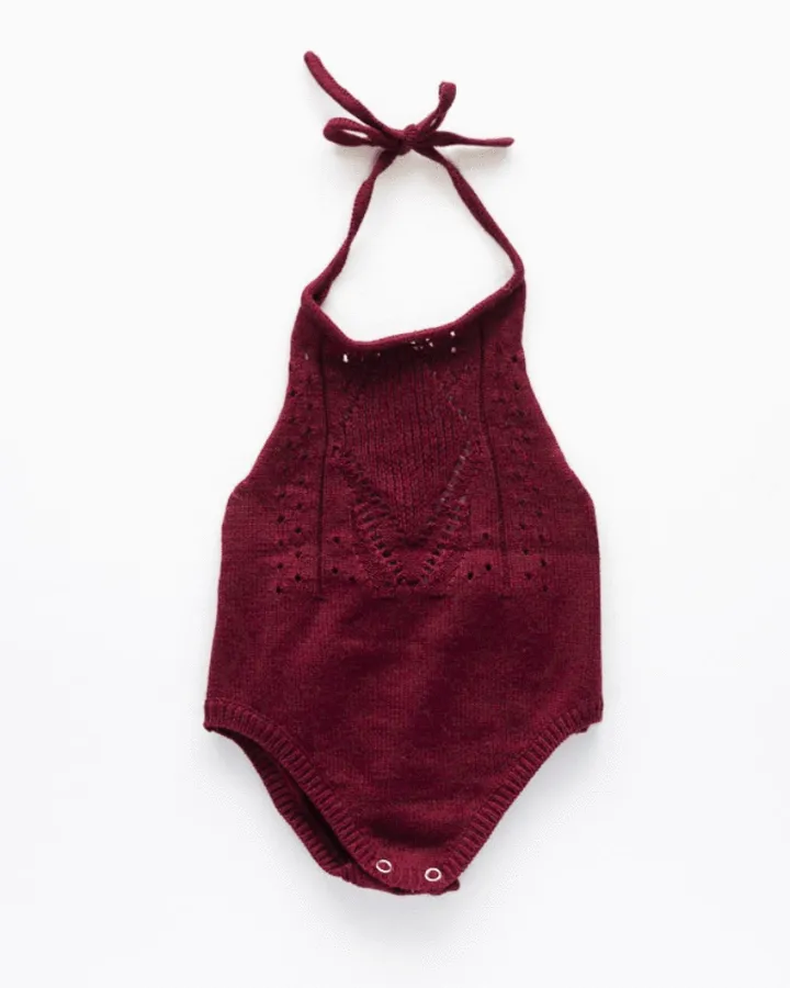 CROCHET HALTER ROMPER