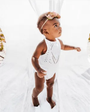CROCHET HALTER ROMPER