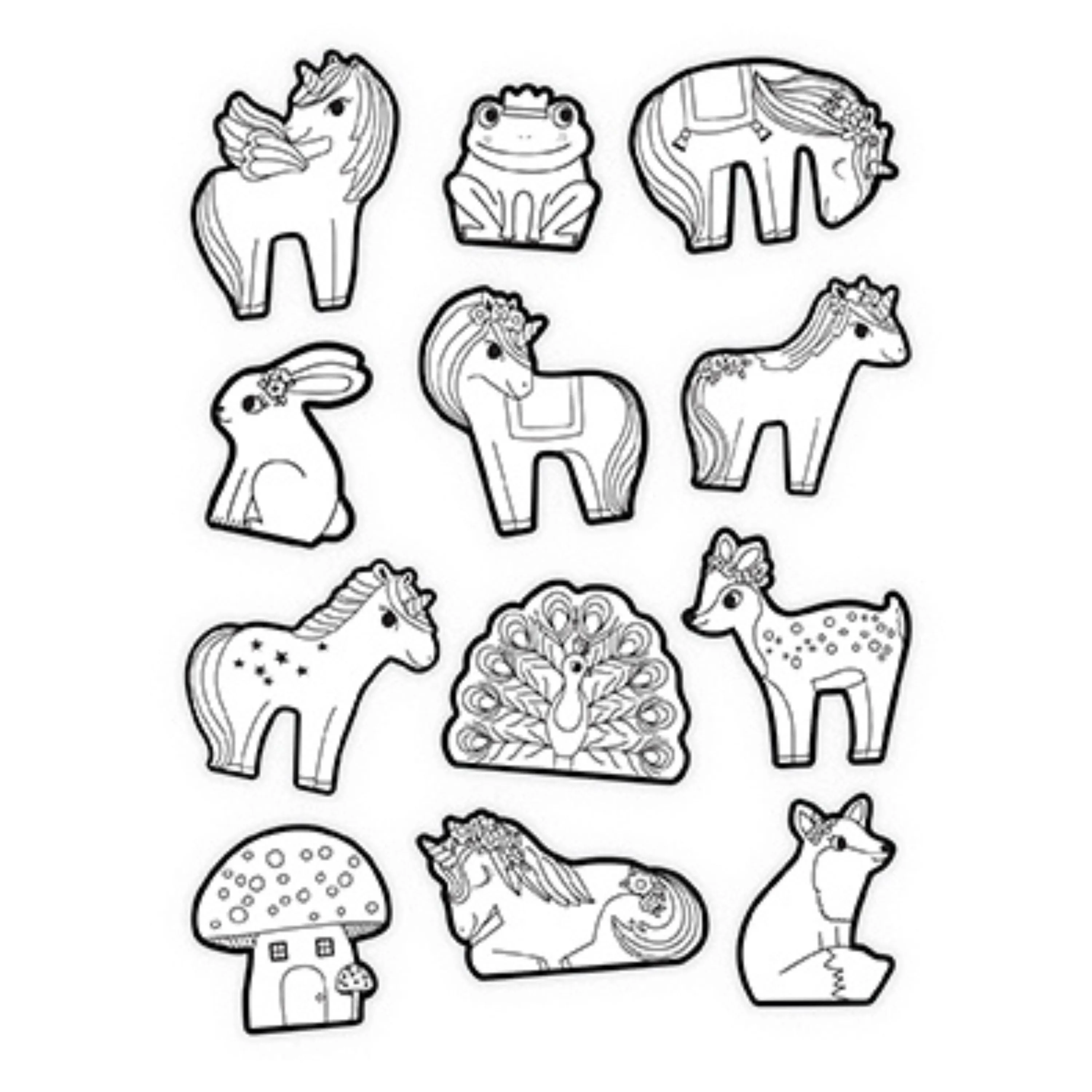 Crocodile Creek Colouring Stickers Unicorn